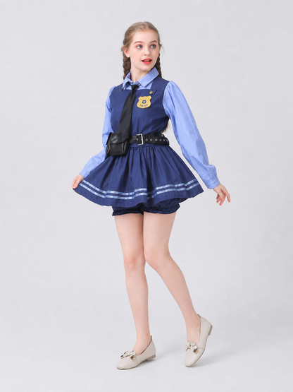 Judy Police Officer Costume with Skirt
