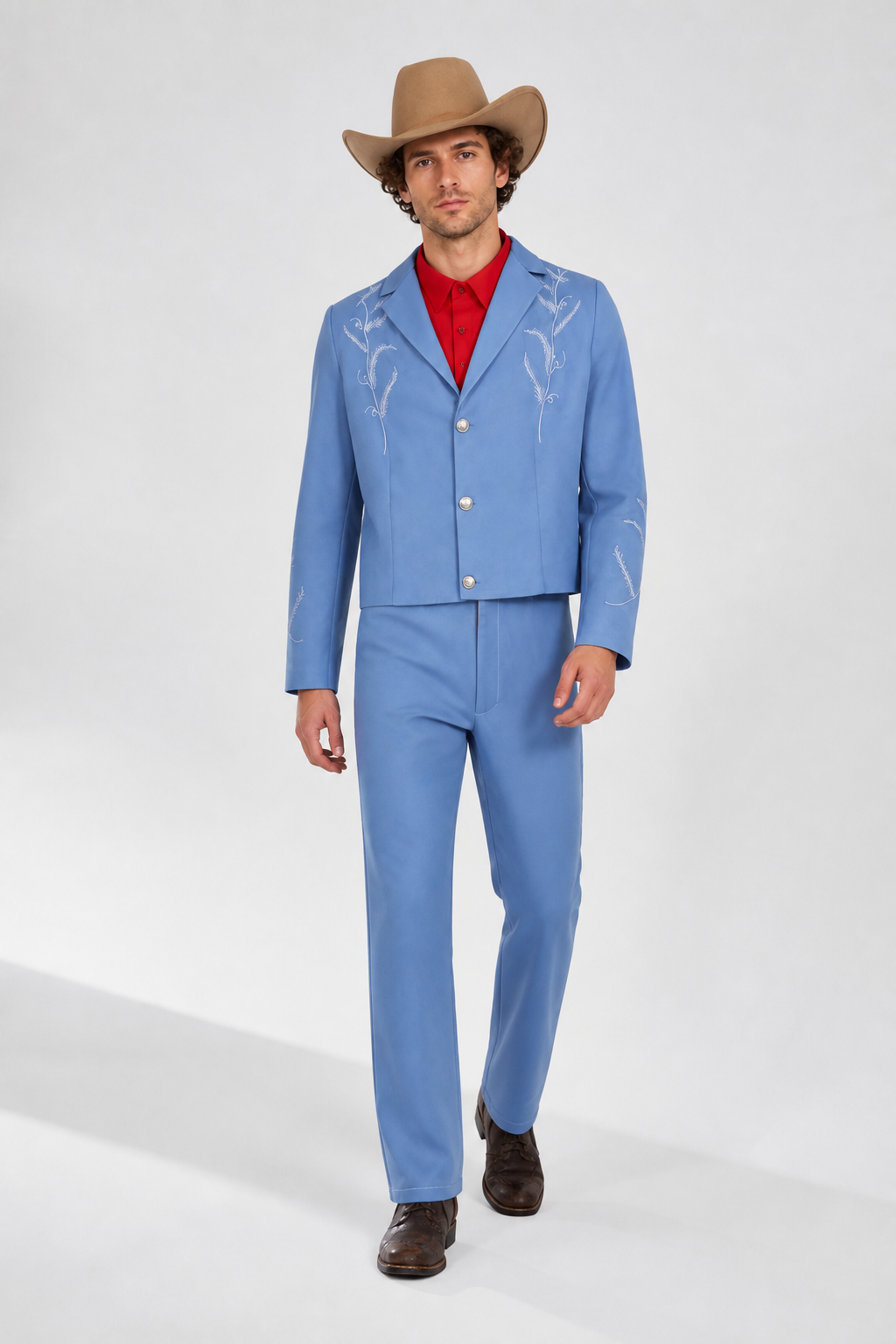 Freddie Costume with Embroidery and Cowboy Hat Costume Headwear detail 2
