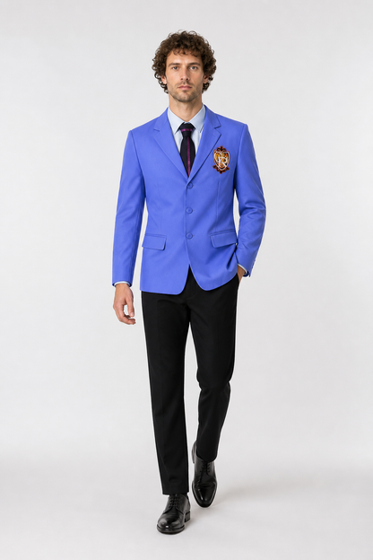 Blue School Cosplay Costume with Tie Costumes detail 2