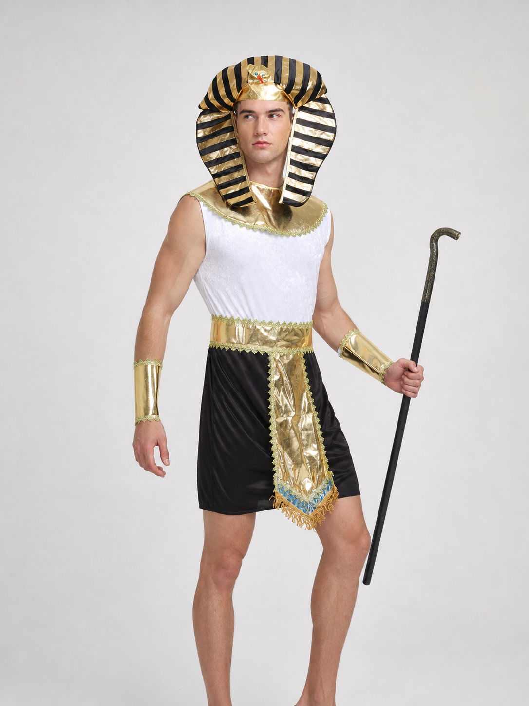 Ancient Egyptian-Style Pharaoh Costume for Parties