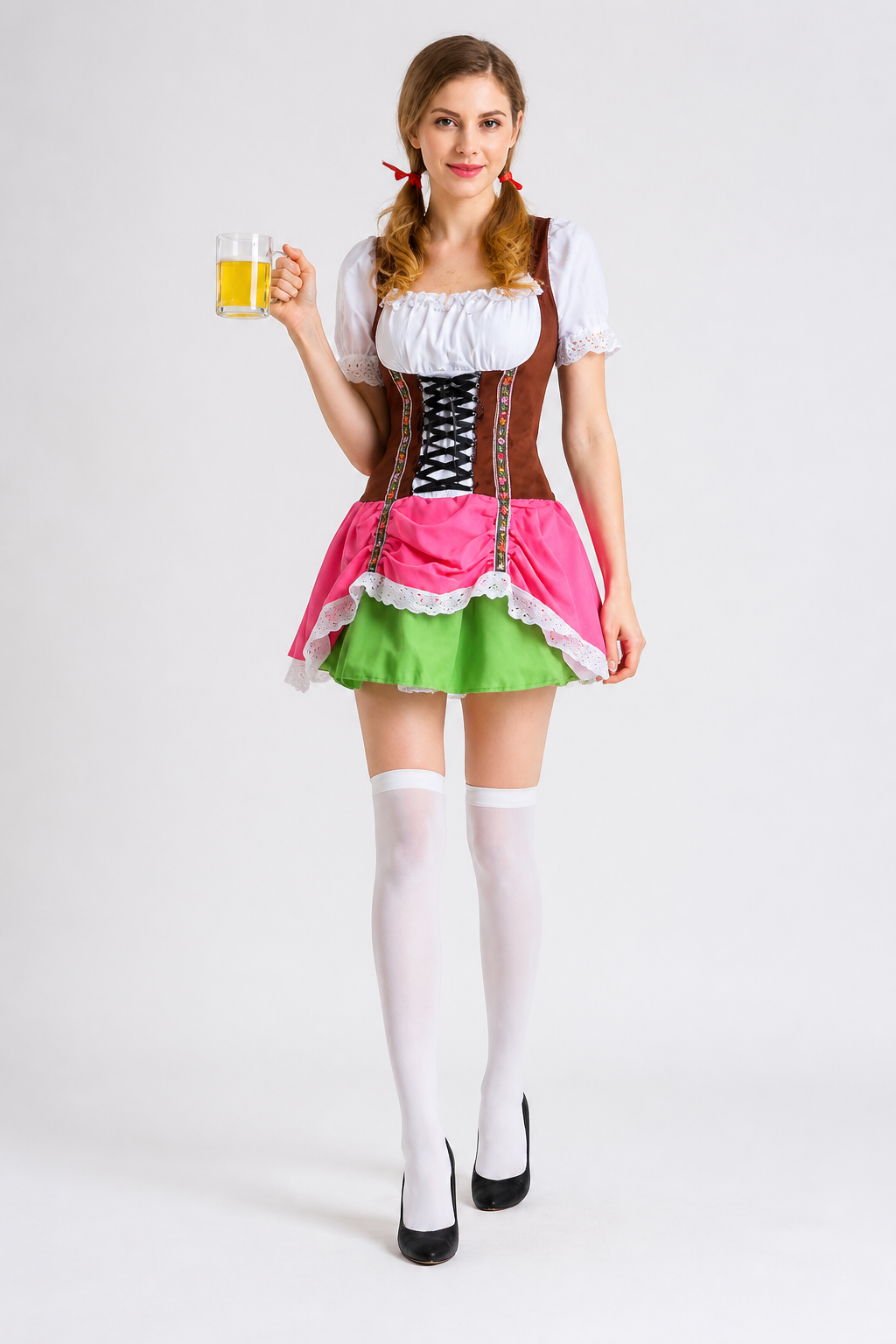 Bavarian-Style Costume with Corset Costumes detail 2