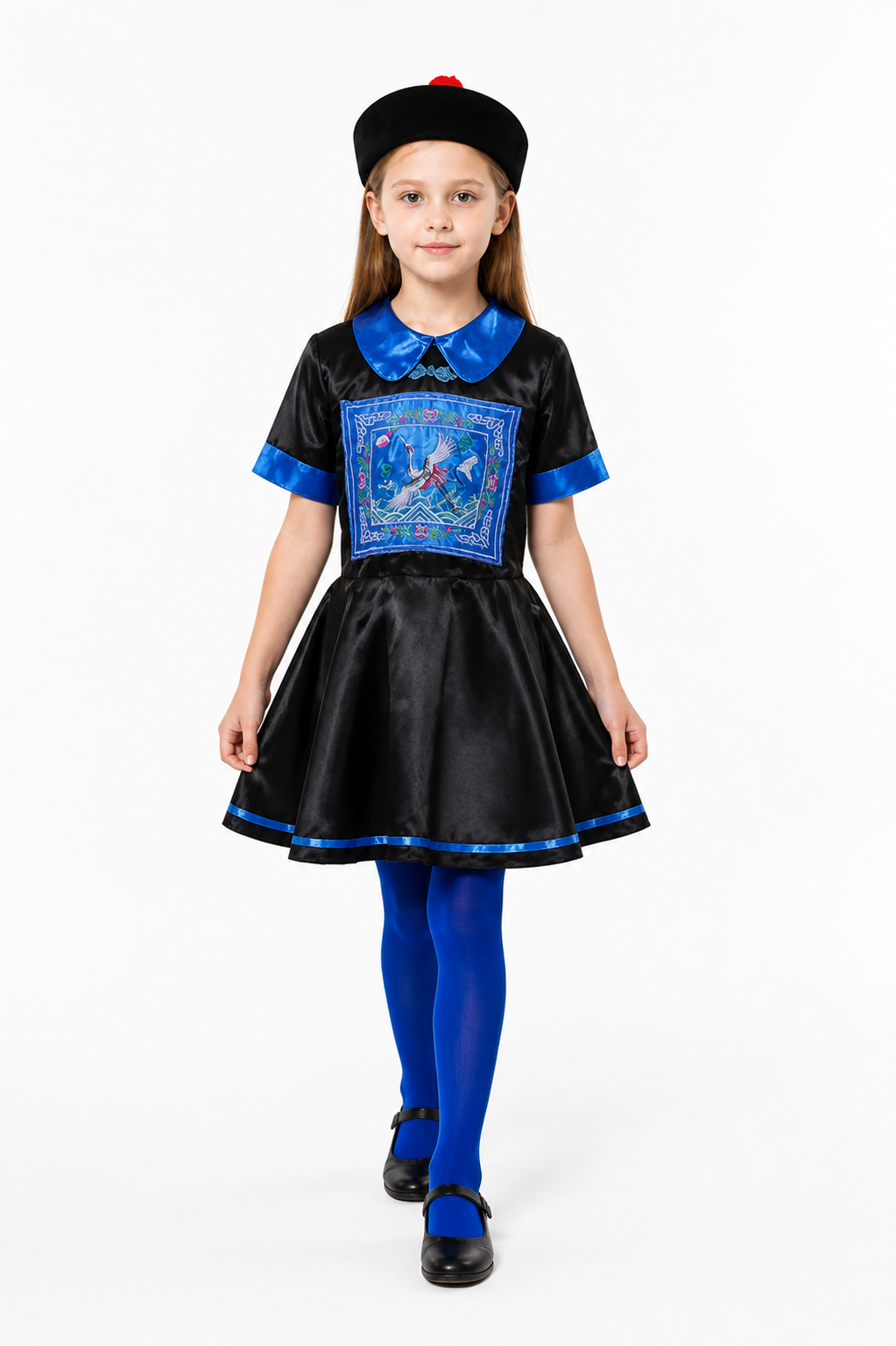 Zombie Costume: Dress with Blue Trim for Halloween Costume Dresses detail 2