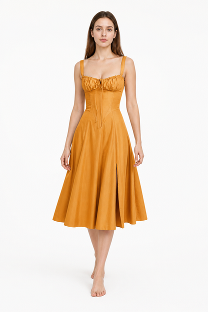 Strappy, fitted dress with a flared skirt Costume Dresses detail 2