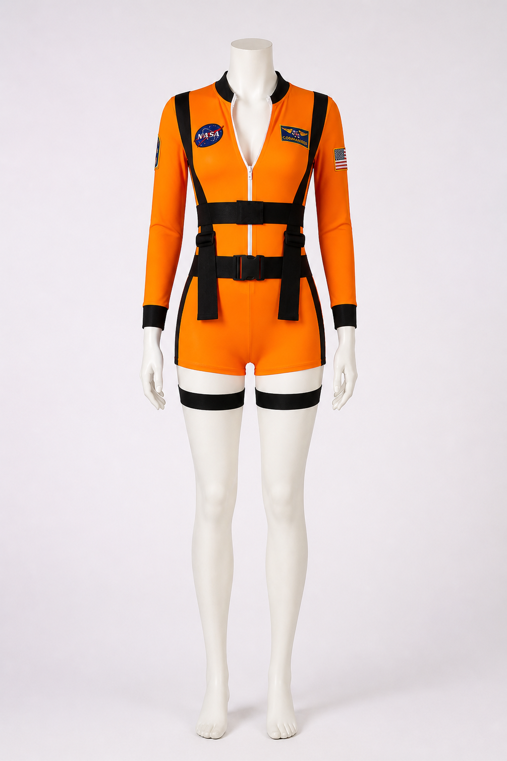 Orange Pilot Romper with Straps product detail 2