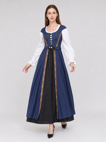 Halloween Witch Costume: Dress with Cape Costume Dresses detail 2