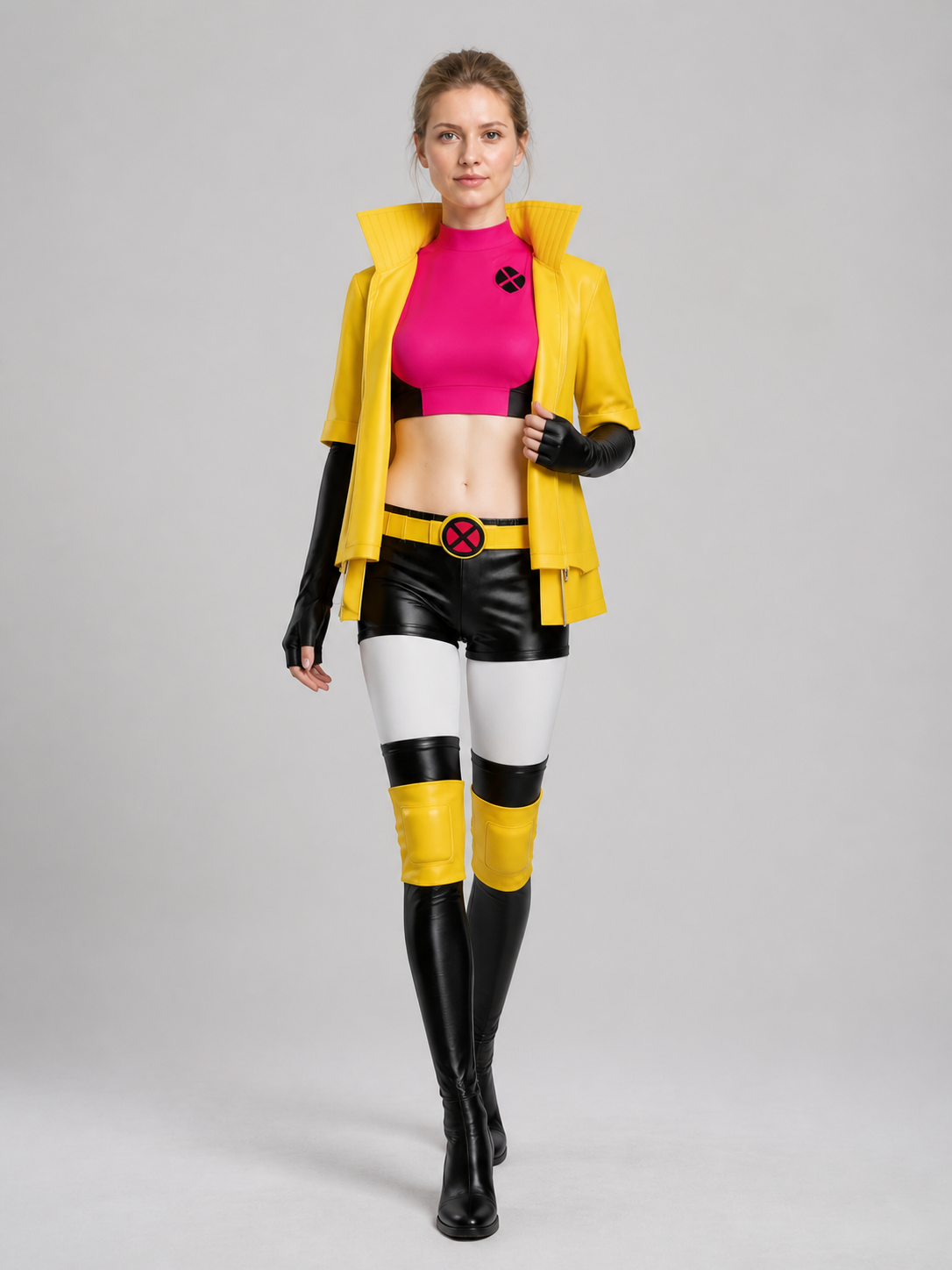 Li Qianhuan “X-Men” Cosplay Costume, Yellow Cape product detail 2