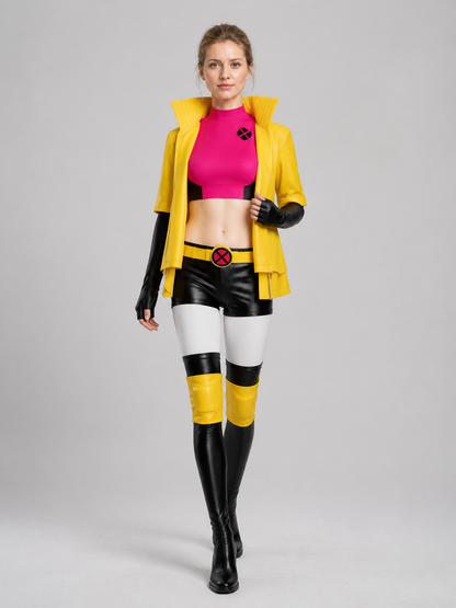Li Qianhuan “X-Men” Cosplay Costume, Yellow Cape product detail 2