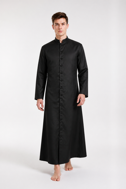 Black Death Cloak with Cross for Halloween Costume Capes detail 2