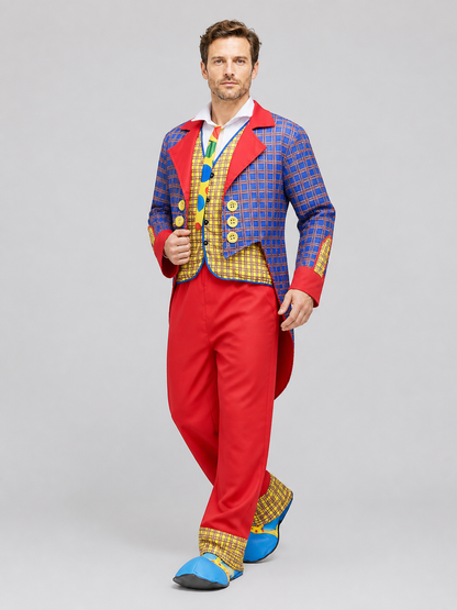 Clown Costume for Stage Performances and Halloween Costumes detail 2