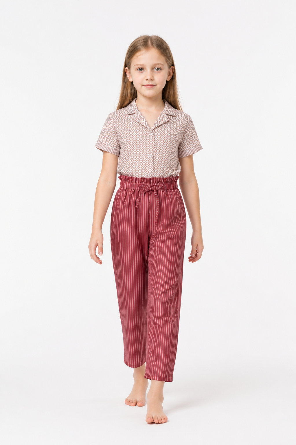 Two-Piece Suit with Shirt and Pants, Geometric Prints product detail 2