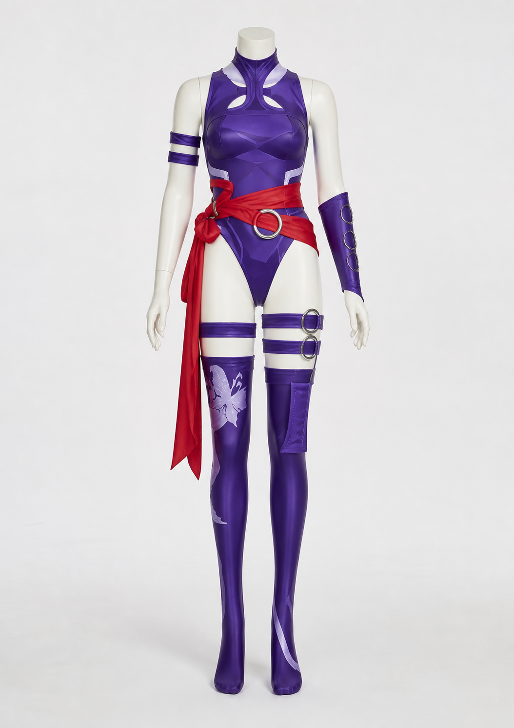 Cosplay jumpsuit with belt and accessories