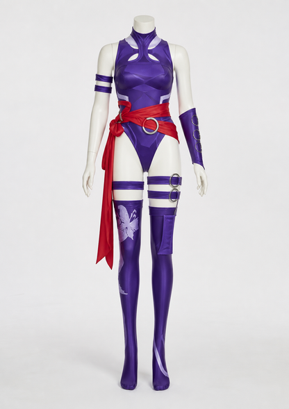 Cosplay jumpsuit with belt and accessories