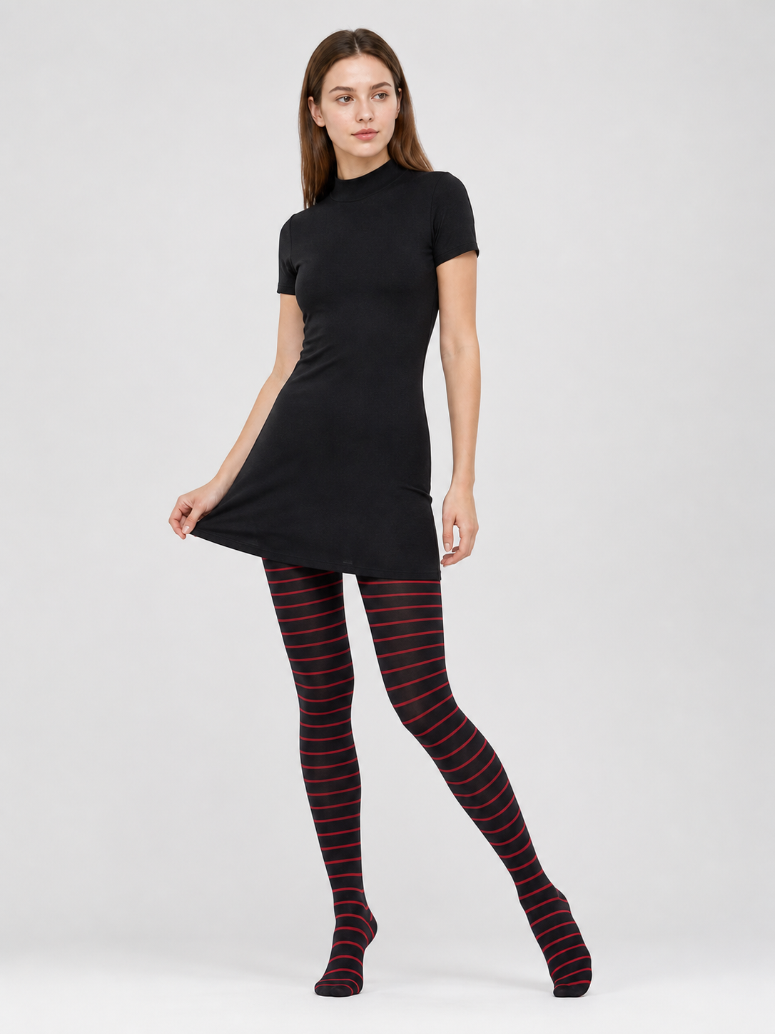 Mavis Cosplay Set: Dress, Tights, and Arm Warmers