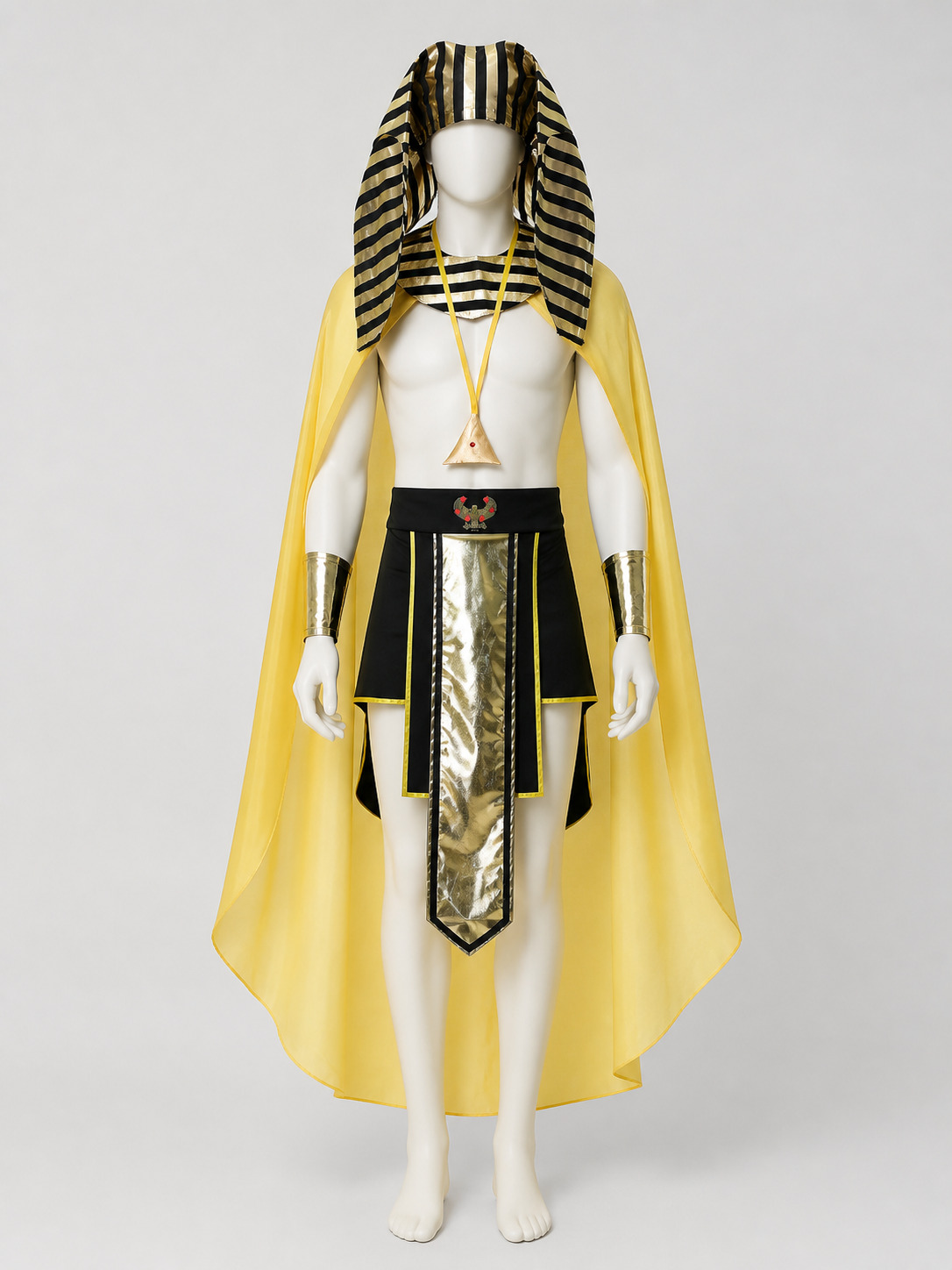 Egyptian Pharaoh Costume with Cape and Headpiece Costume Capes detail 2
