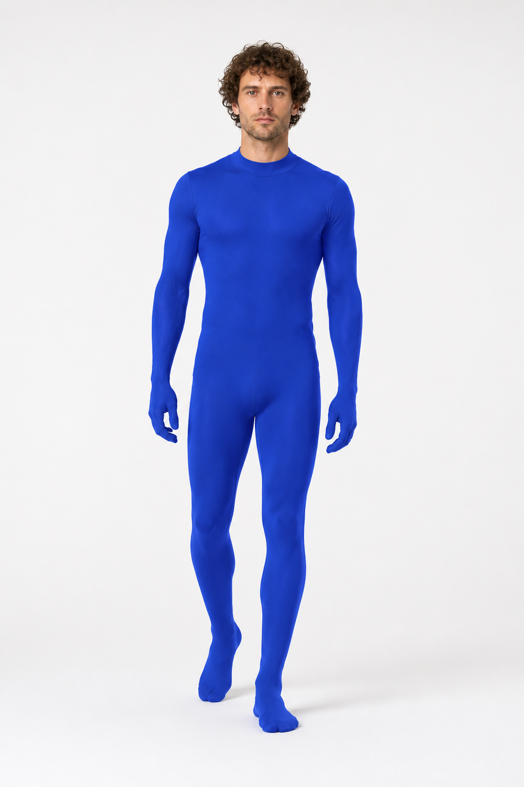 Bodysuit with a high collar and covered hands and feet product detail
