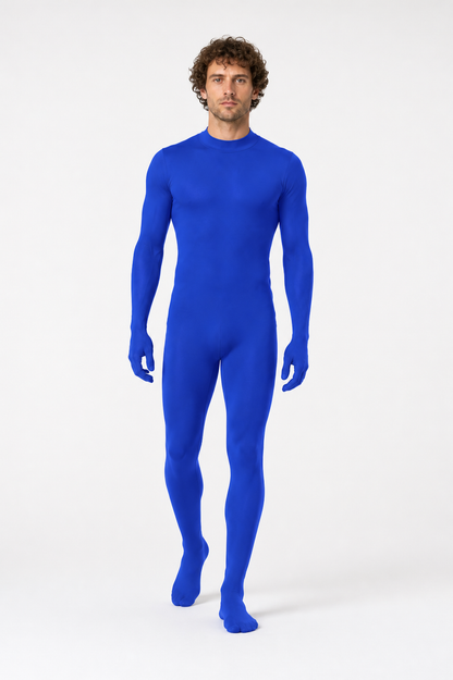 Bodysuit with a high collar and covered hands and feet product detail