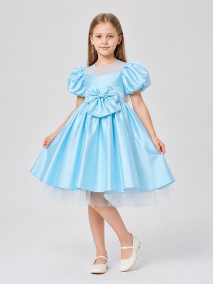 Dressy Princess Dress with Bow, Full Skirt Costume Dresses detail 2