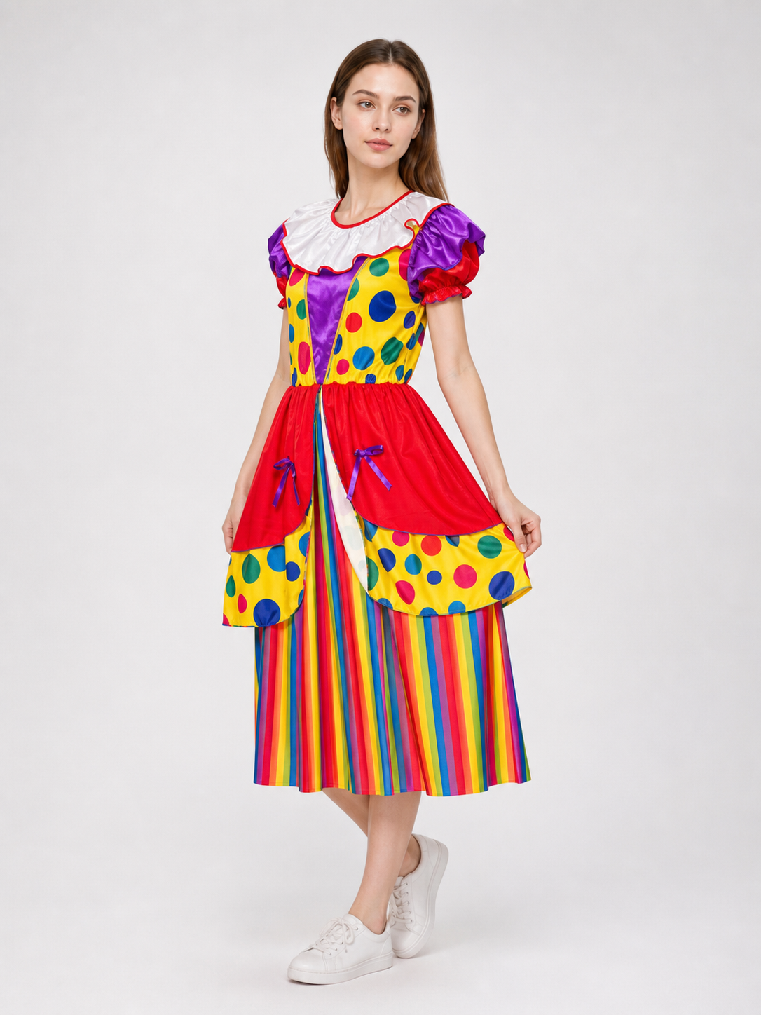 Carnival Clown Costume Dress for Performances