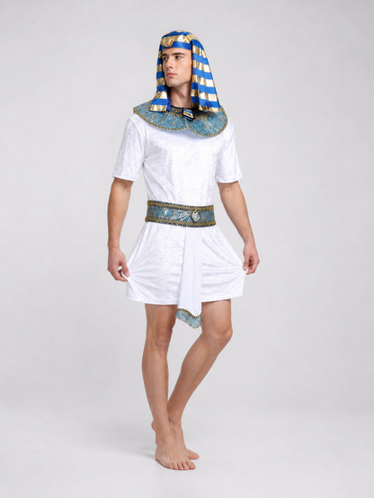 Ancient Egyptian Pharaoh Costume for Masquerades and Stage Performances