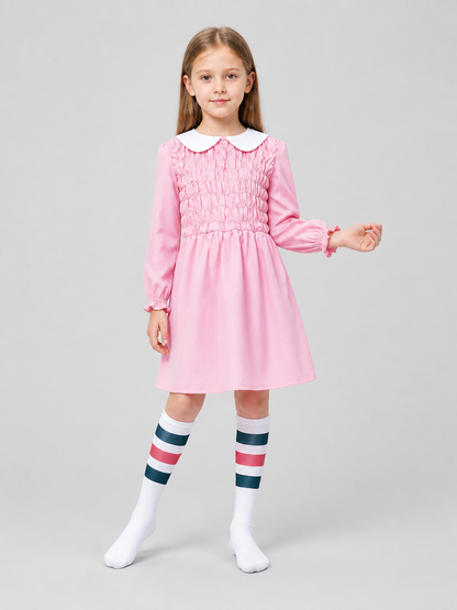 Stranger Things Cosplay Dress with Leg Warmers Costume Dresses detail 2