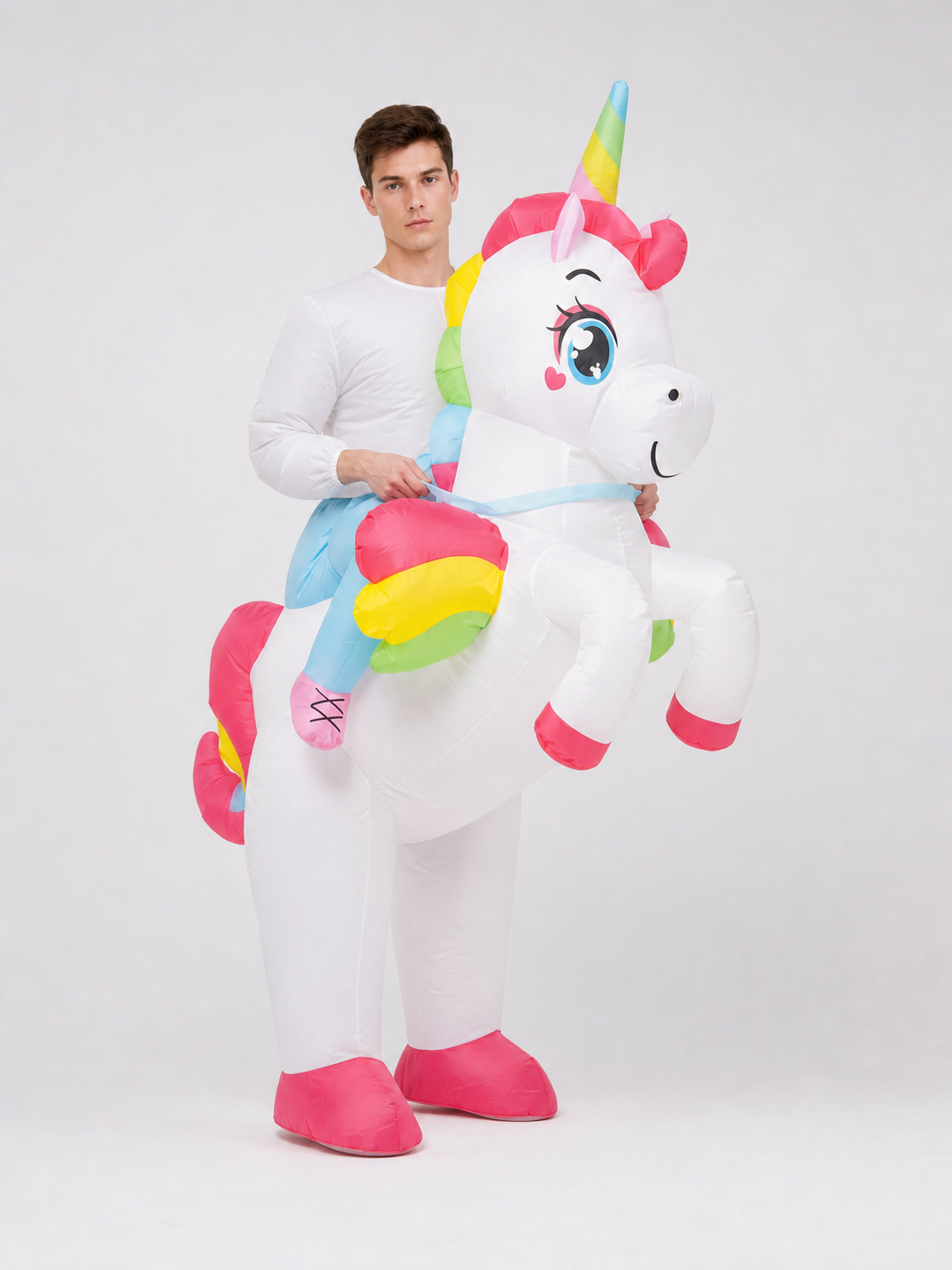 Inflatable Costume: Unicorn, Shark, or Alien