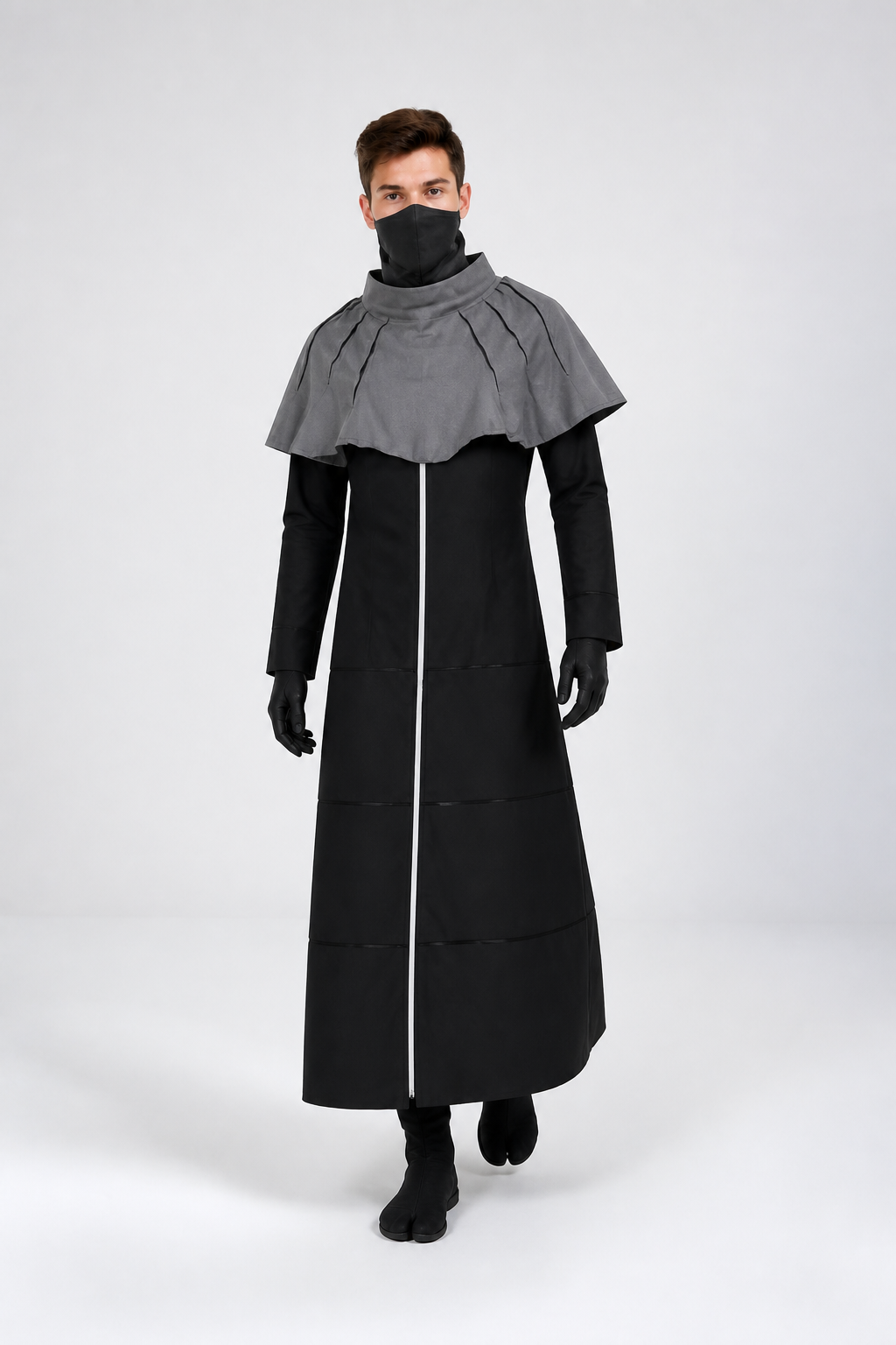 Sosuke Aizen Costume from Bleach with Mask and Gloves Costume Masks detail 2