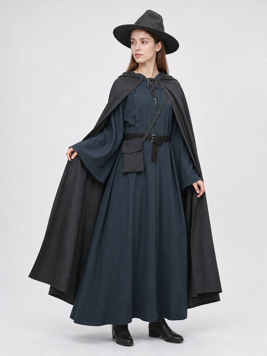 Gandalf Cosplay Costume: Robe, Cloak, and Hat