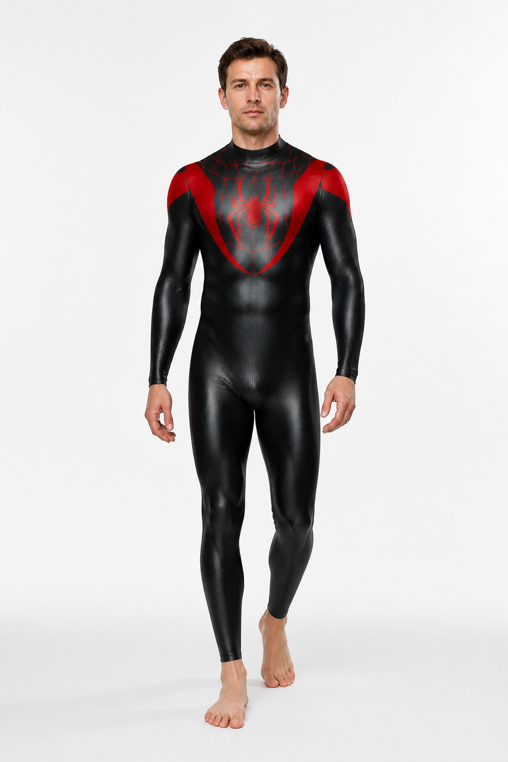 Red and Black Spider-Man Costume for Cosplay Costumes detail 2