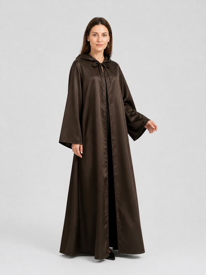 Long Hooded Jedi Cloak for Star Wars Cosplay Costume Capes detail 2