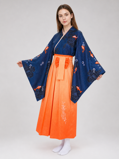 Amelia Watson Kimono-Style Cosplay Dress