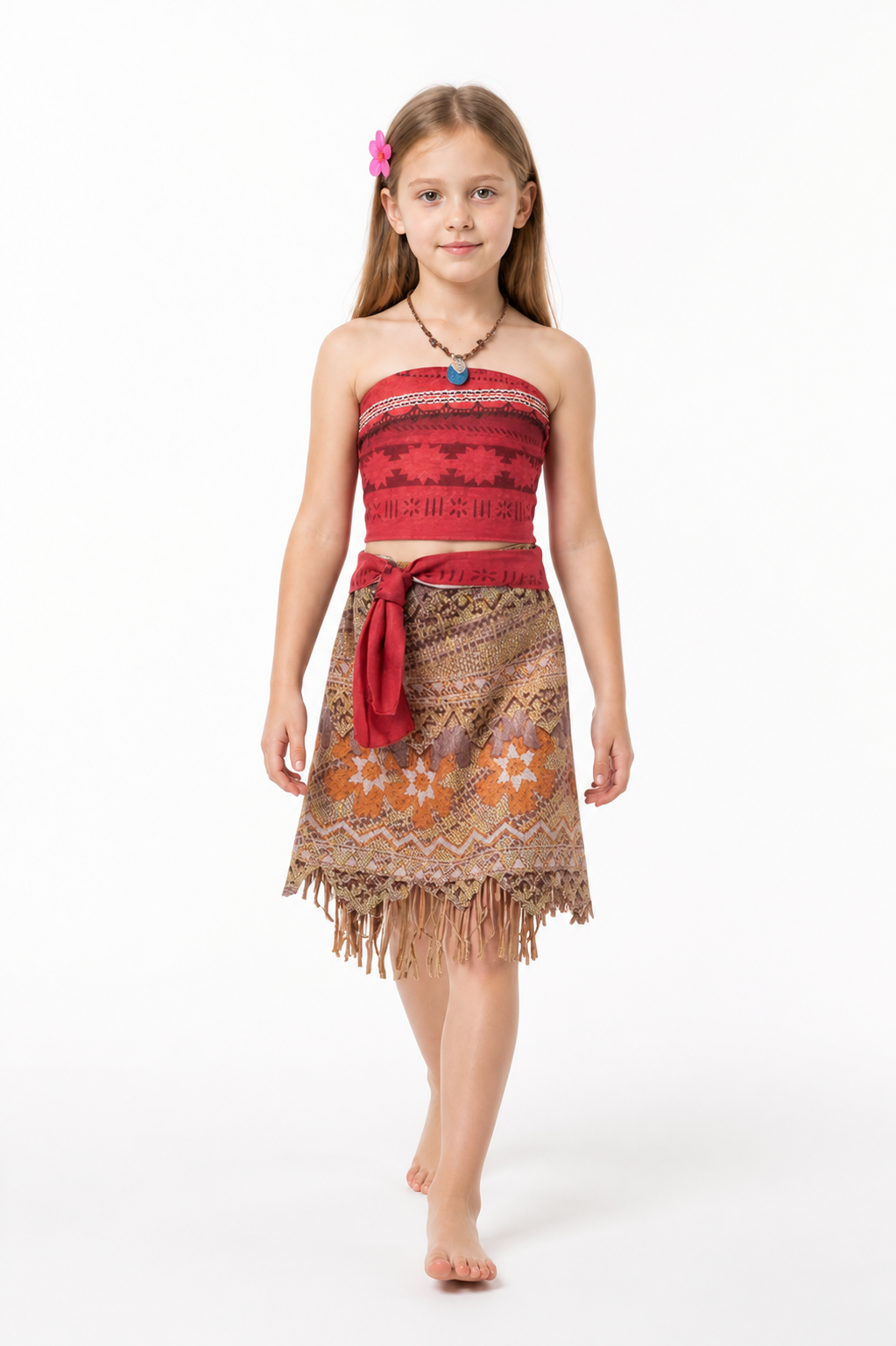 Children's Moana Carnival Costume with Necklace Costumes detail 2