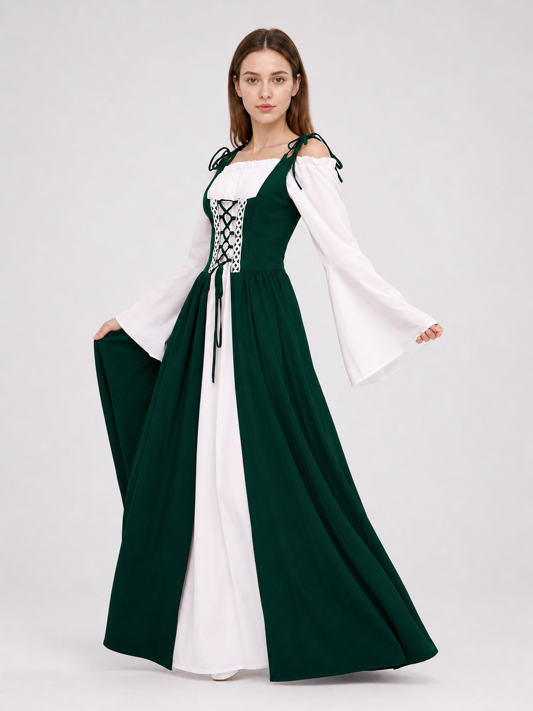 Medieval Renaissance-Style Stage Dress