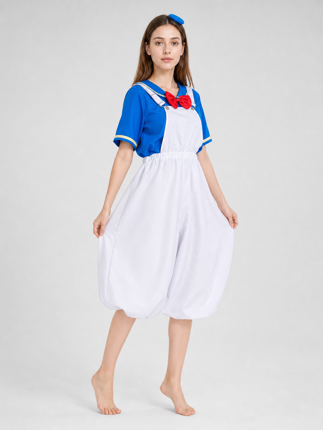 Blue and White Cosplay Costume