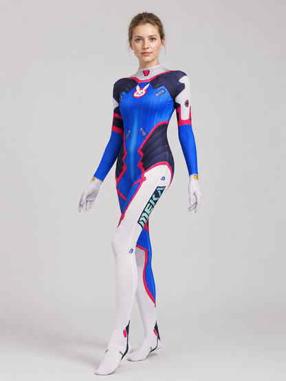 Superhero Cosplay Costume, One-Piece, Form-Fitting Costumes detail