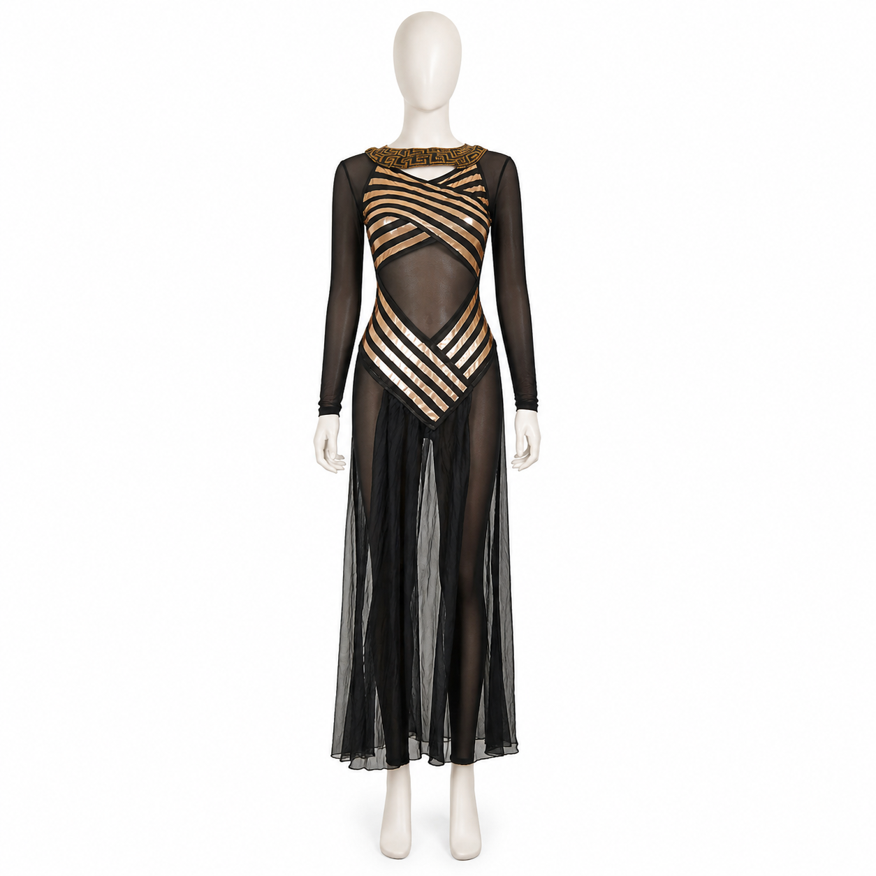 Stage Costume with Long Sleeves and Skirt