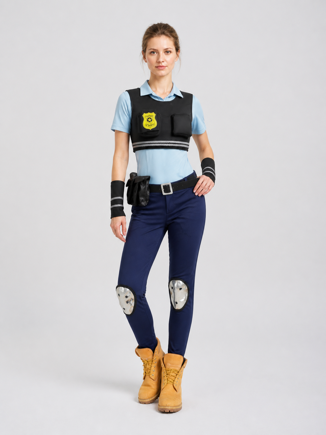 Judy Cosplay Costume from Zootopia, 17 Pieces Costumes detail 2