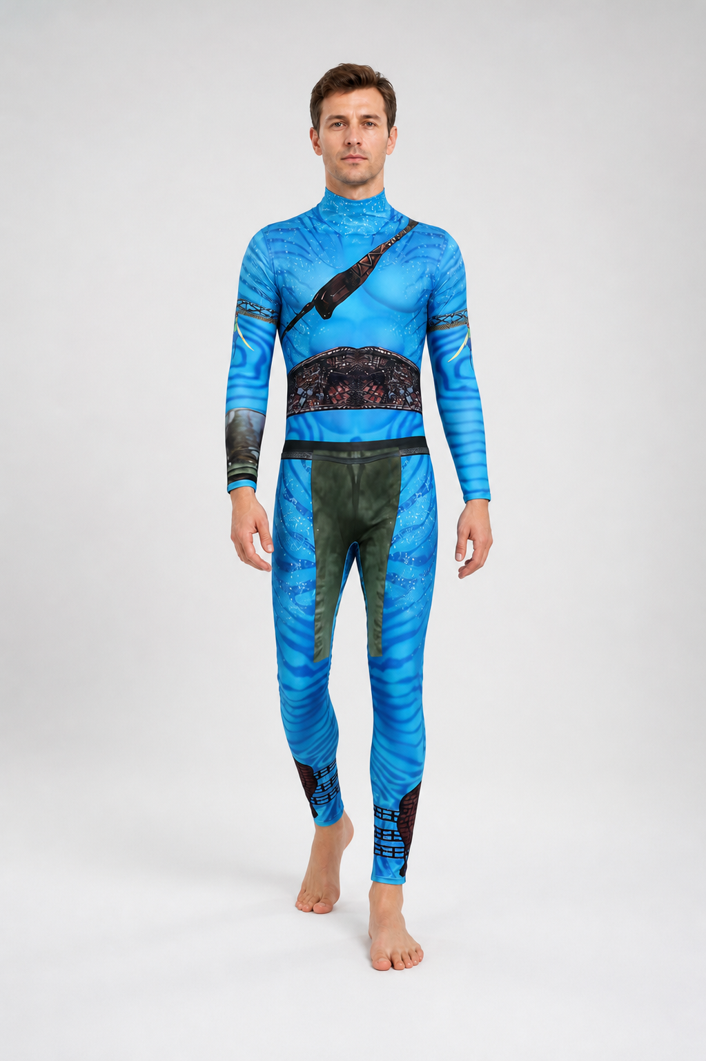 Blue Avatar stage jumpsuit for children and adults product detail 2