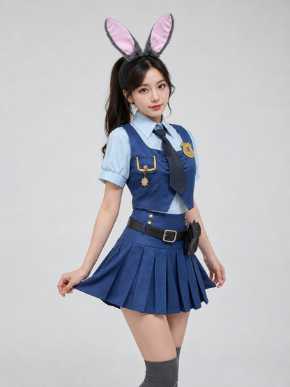 JUDY “Zootopia” Costume with Ears on-model alternate view