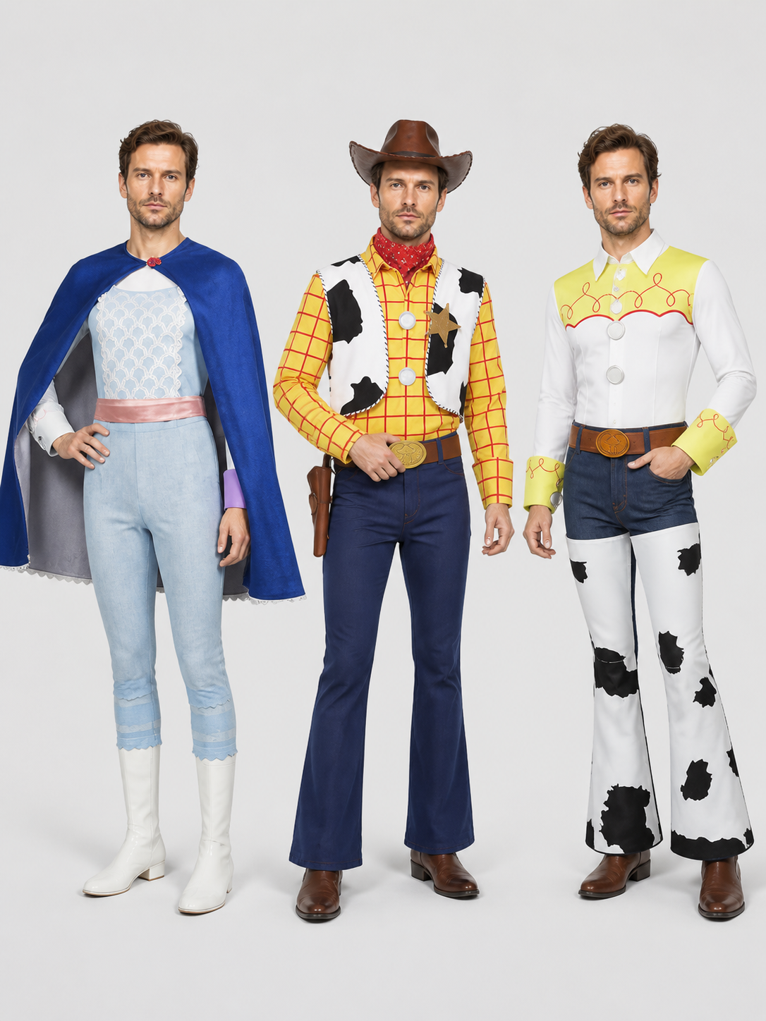 Toy Story Woody, Bo Peep, and Jessie Cosplay Costume Costumes detail 2