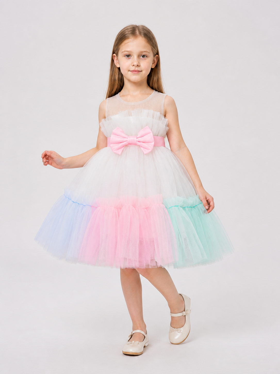 European Princess Strapless Tutu Dress for Weddings Costume Dresses detail 2