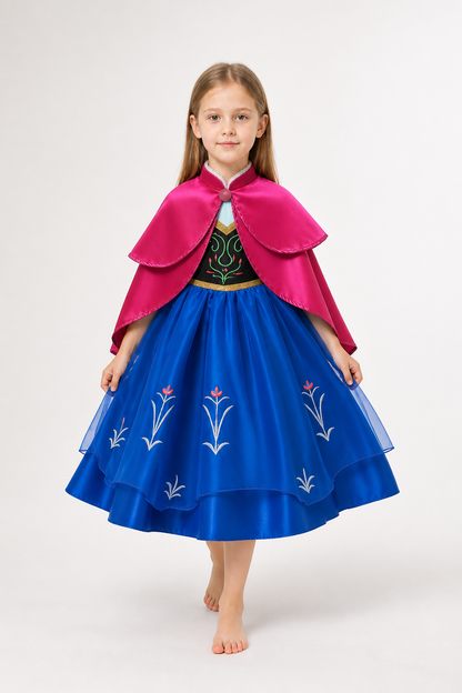 Princess Costume with a Full Skirt and Cape Costume Capes detail 2