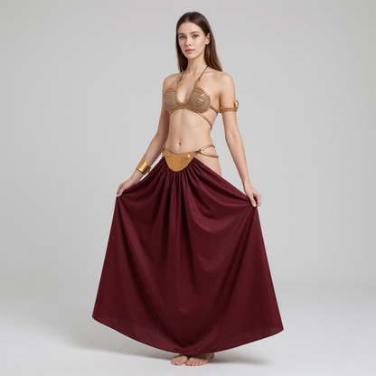 Star Wars Cosplay Costume with Gold Details