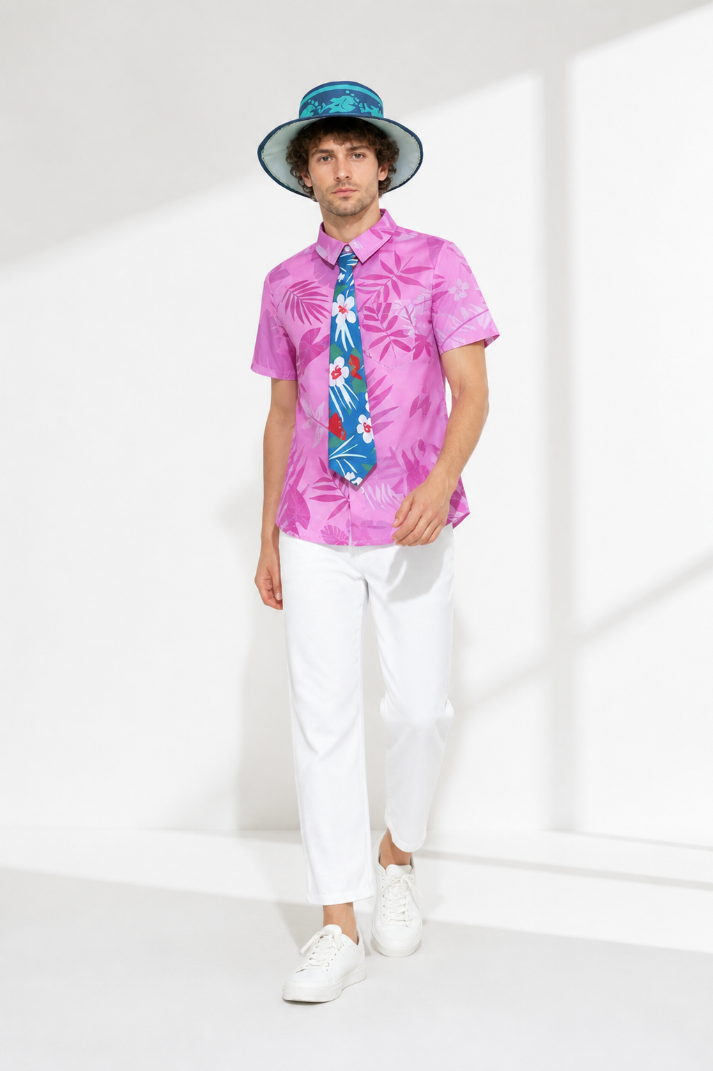 Nick Wilde Cosplay Costume, Shirt, Pants, Hat Costume Headwear detail 2