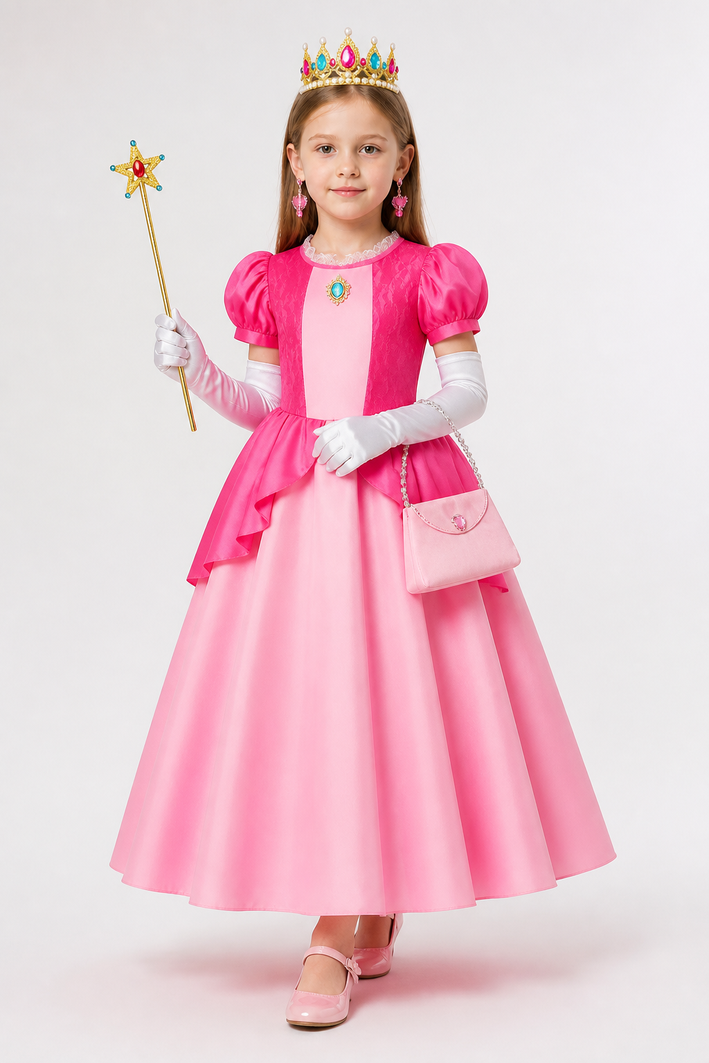 Princess Costume with Dress and Crown Costume Dresses detail 2