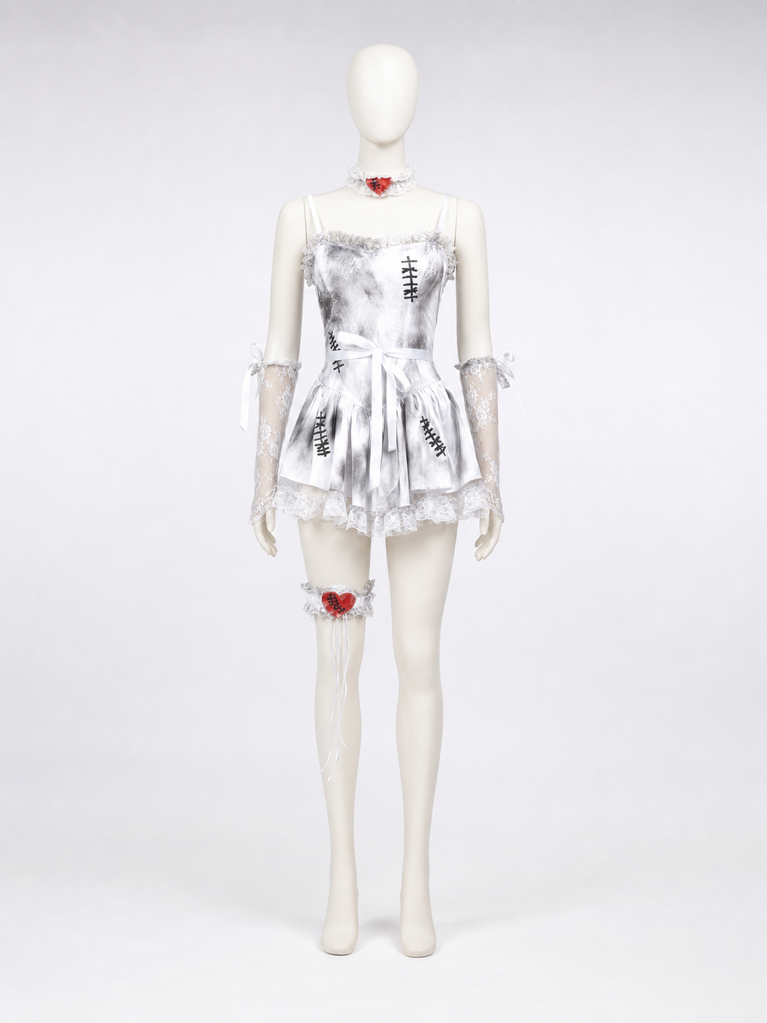 Gothic Lace Halloween Costume Dress