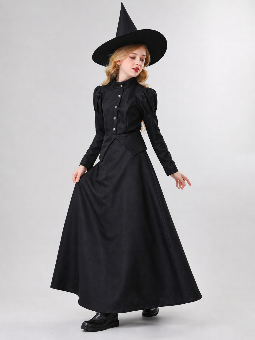Witch Costume: Dress with Collar Costume Dresses detail