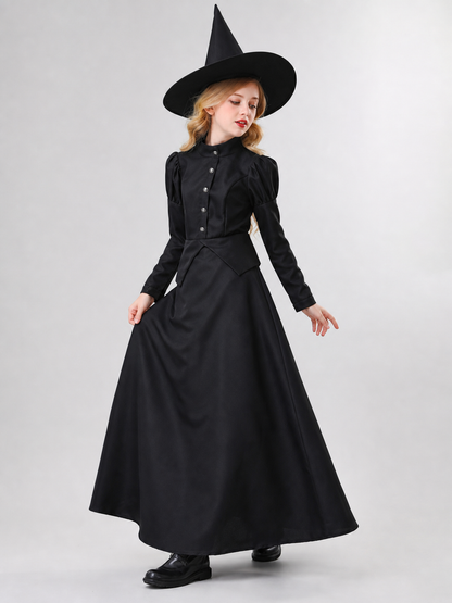 Witch Costume: Dress with Collar Costume Dresses detail