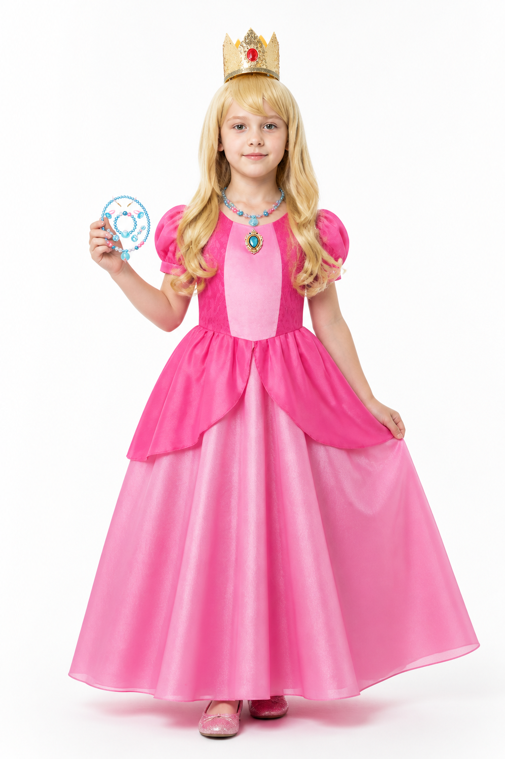 Princess Costume with Dress, Wig, and Crown Costume Dresses detail 2