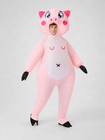 Inflatable Pig Costume for Parties and Halloween