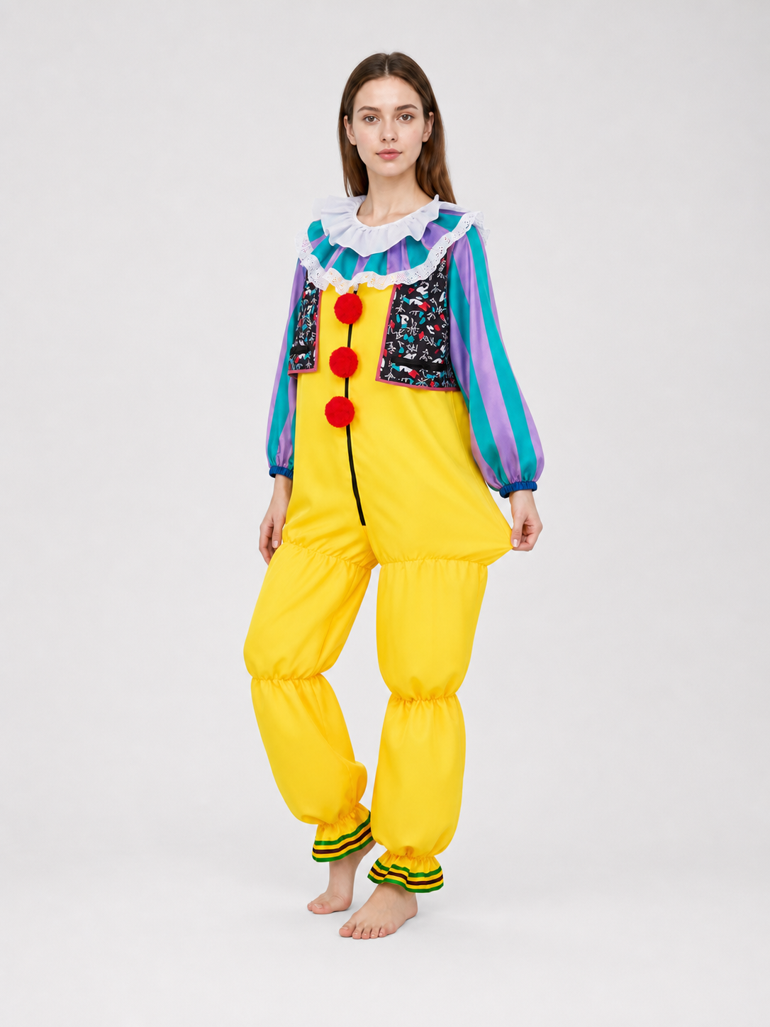 Clown Costume for Cosplay Based on the Film It